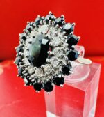 Sapphire and diamond ring - Image 3