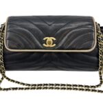 Chanel chevron stich flap bag